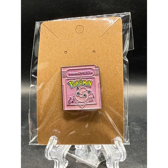 Pokemon Pink Jiggly Puff Gameboy Color Nintendo Enamel Pin - Picture 2 of 3